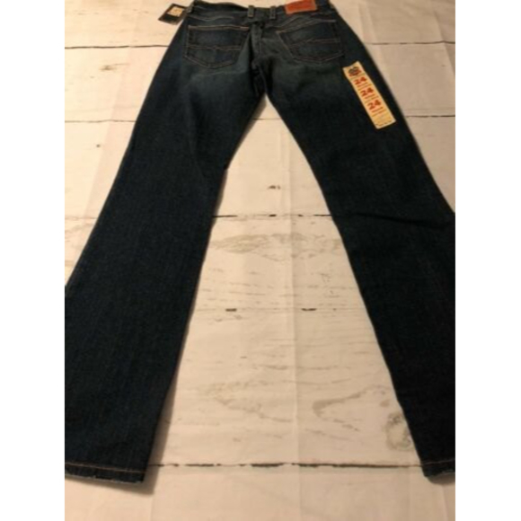 Lucky Brand Women's Jeans Easy Rider Buttonfly Distressed Size 00 Or 24 X 32 NWT - Picture 8 of 11